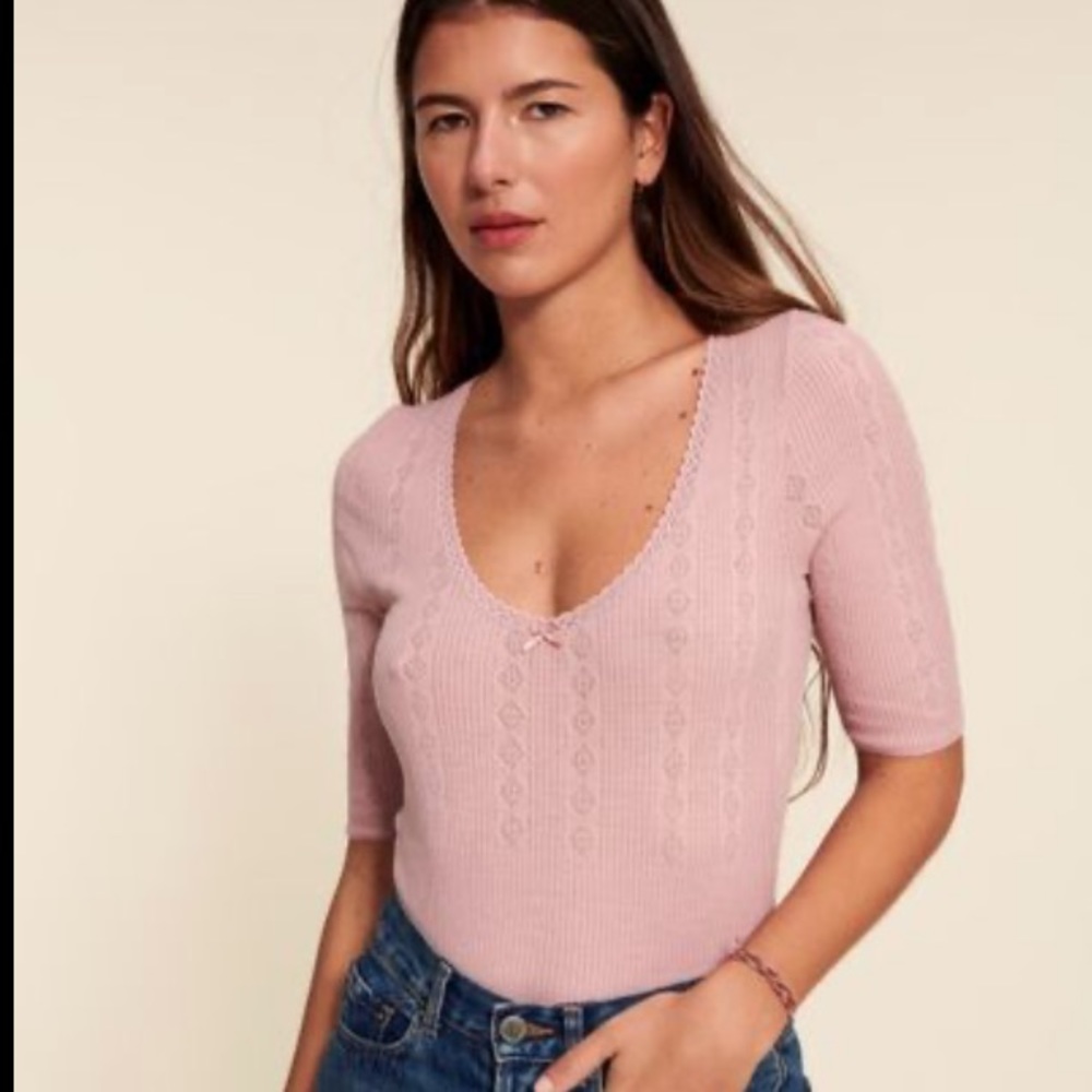 Rouje Pink Balletcore Shirt - Size 38